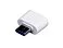 Универсальный адаптер USB Type-C папа Type-A мама, белый small_img_1