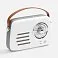 Bluetooth-колонка с радио Retronica, белая small_img_2