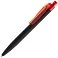Ручка шариковая Prodir QS01 PRT-P Soft Touch, черная с красным small_img_1