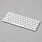 Беспроводная клавиатура Air Keyboard для MAC, Windows, 500 мАч, алюминий, белый, Deppa_БЕЛЫЙ