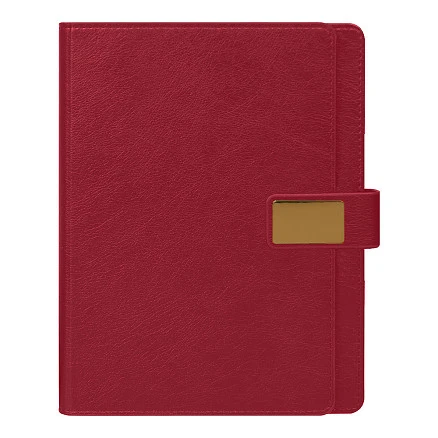 Ежедневник в суперобложке Country Alfa Mocco Business Edition B5, полутвердый, бордовый с золотом