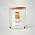 Ароматическая свеча в прозрачном стакане, сандал и мускус, 190 мл, прозрачный_прозрачный