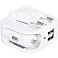 Адаптер с двумя USB-портами для зарядки от сети и от прикуривателя
