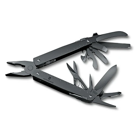 Мультитул VICTORINOX SwissTool MXBS, 115 мм, 26 функций, чёрный, в нейлоновом чехле