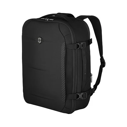 Рюкзак VICTORINOX Crosslight Boarding Bag, черный, RPET полиэстер, 39x22x53 см, 37 л