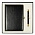 Набор подарочный Solution Duo (ежедневник City Nebraska, ручка Legend Soft Touch Mirror Gold), черный_черный