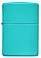 Зажигалка ZIPPO Classic с покрытием Flat Turquoise, латунь/сталь, бирюзовая, глянцевая, 38x13x57 мм small_img_2