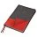 Ежедневник Flexy Treviso Nuba Sand Color А5, серый/красный, недатированный, в гибкой обложке_СЕРЫЙ/КРАСНЫЙ