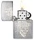 Зажигалка ZIPPO Skull Castle Design с покрытием Brushed Chrome, латунь/сталь, серебристая, 38x13x57 мм small_img_3