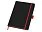 Блокнот Color edge A5, черный/красный (Р)_ЧЕРНЫЙ/КРАСНЫЙ/КРАСНЫЙ