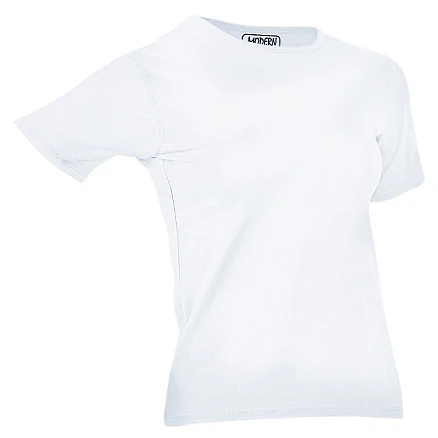 Футболка Ladies 180г/м кв. кругл.  ворот белая S (40-42)